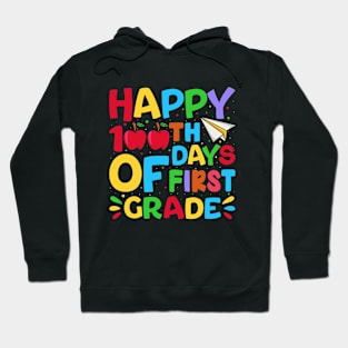 Happy 100th Days Of First Grade Hoodie